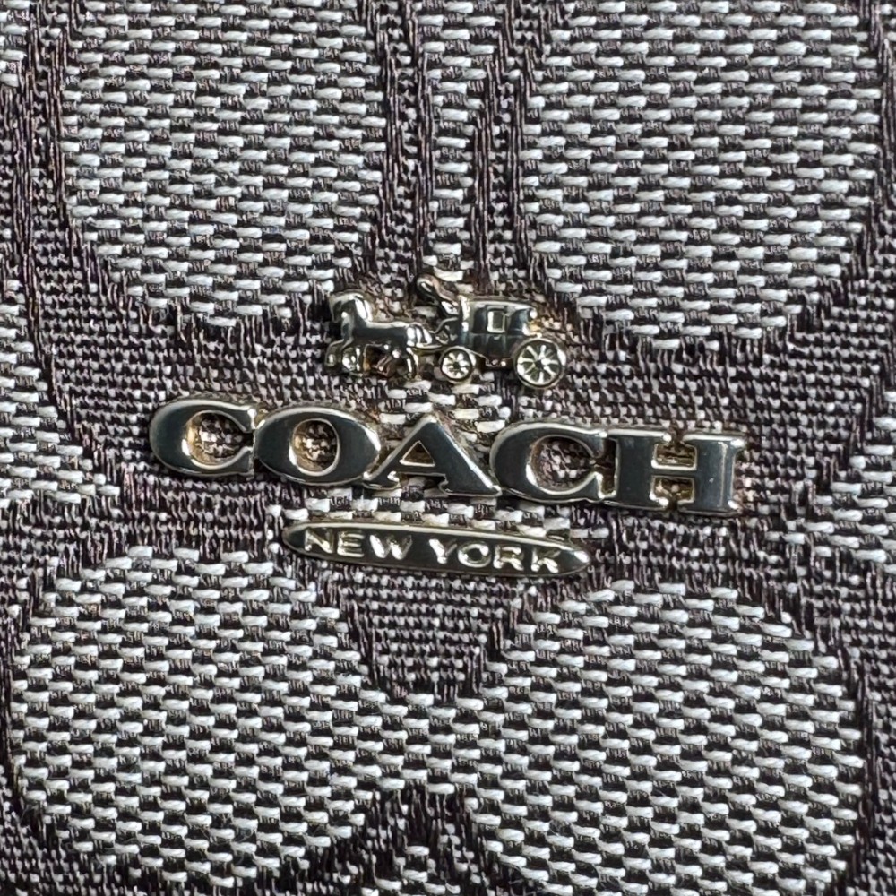Coach Signature Canvas Stanton Carryall Brown Tan Monogram Handbag F36704 - Picture 10 of 11